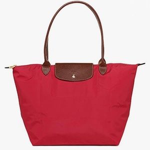 Longchamp Le Pliage Small Nylon Tote Red